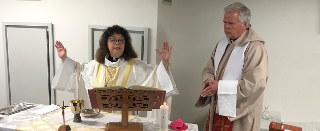 Bishop Monic and Father Michael Celebrate Mass at GA 2022